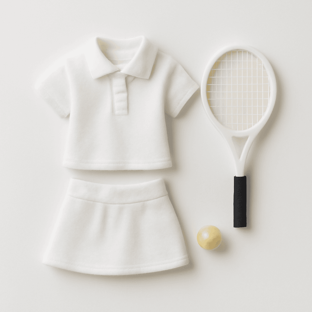 Miniature tennis set