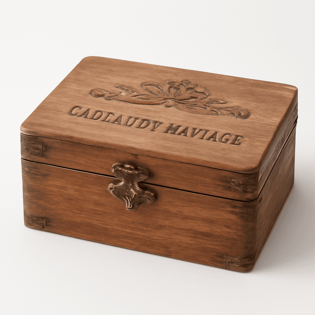 Antique wooden wedding gift