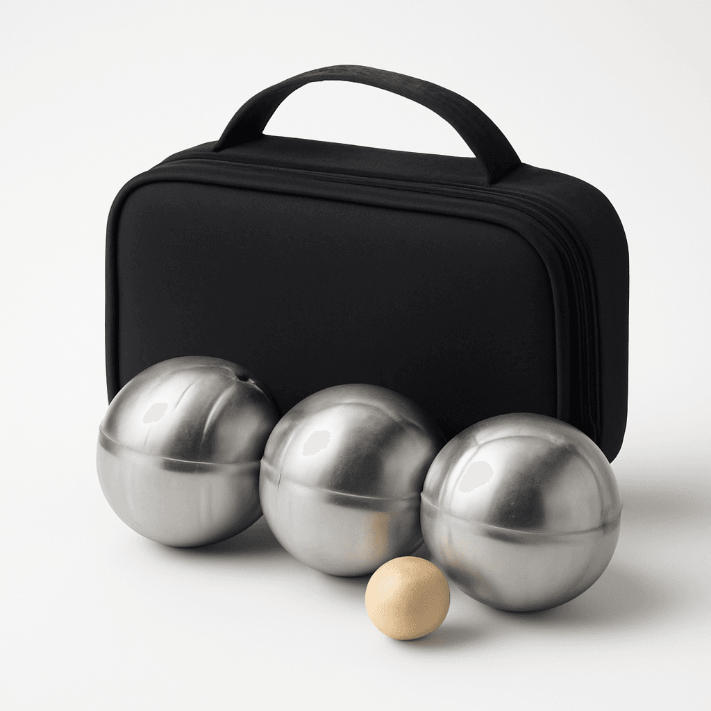 Metal pétanque set