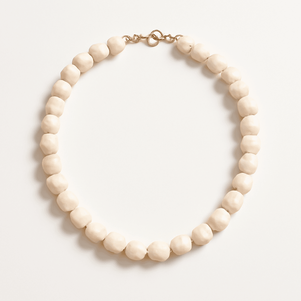 Handmade bead necklace