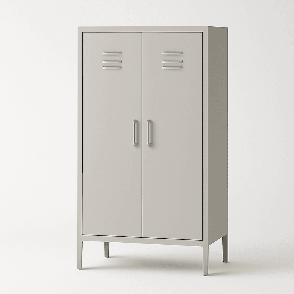 Metal storage cabinet