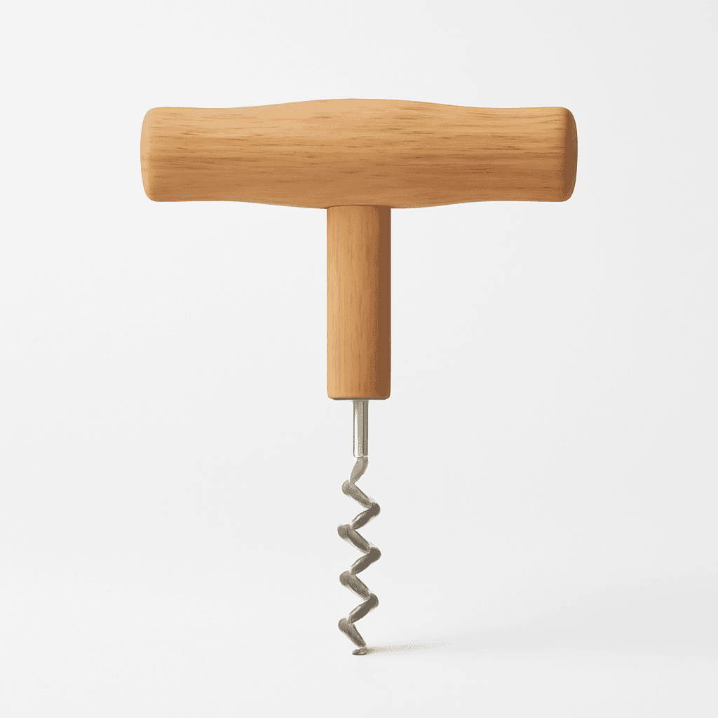 Handcrafted Wooden Corkscrew