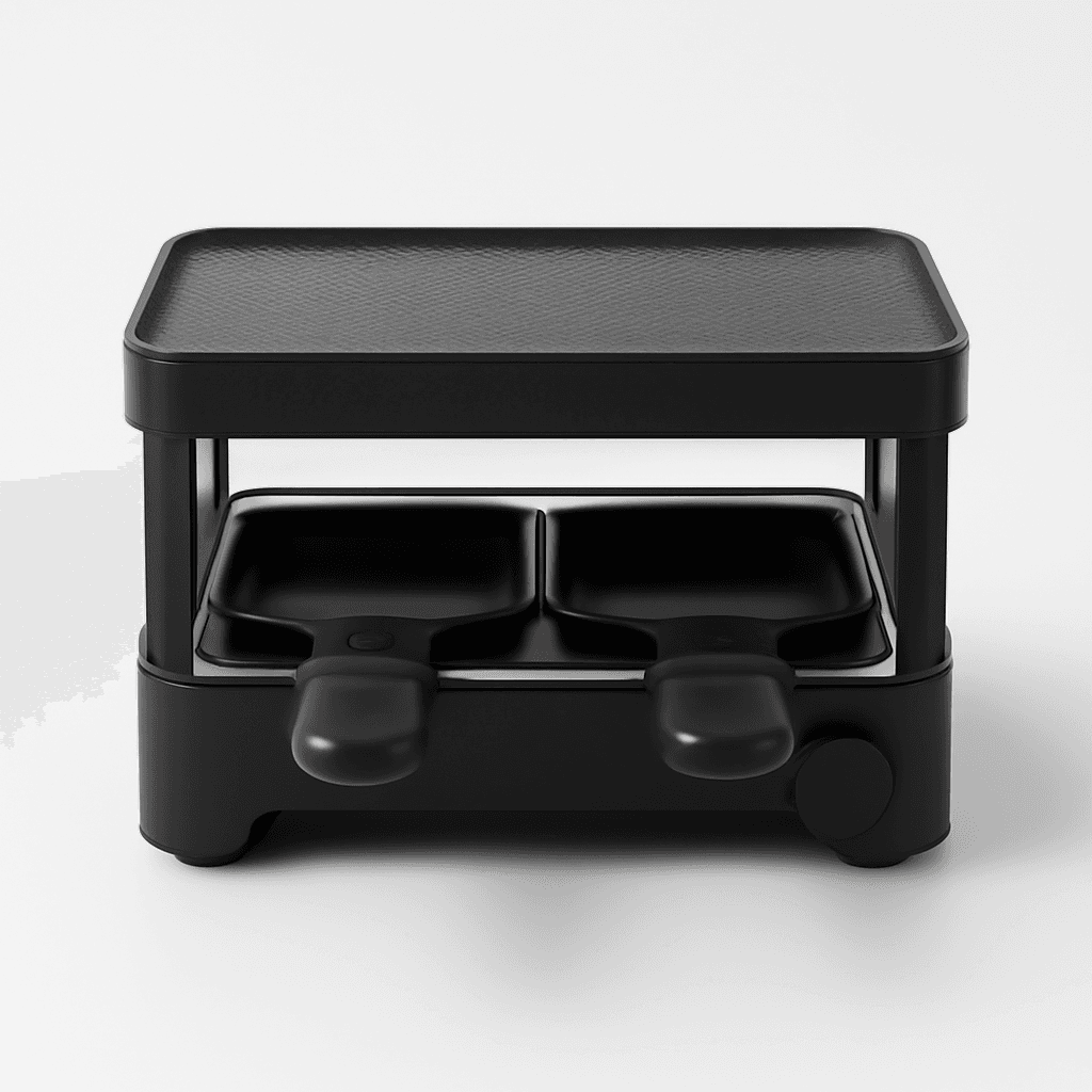 Compact raclette maker
